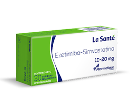 EZETIMIBA+SIMVASTATINA 10-20MG X 30 TAB LA SANTE